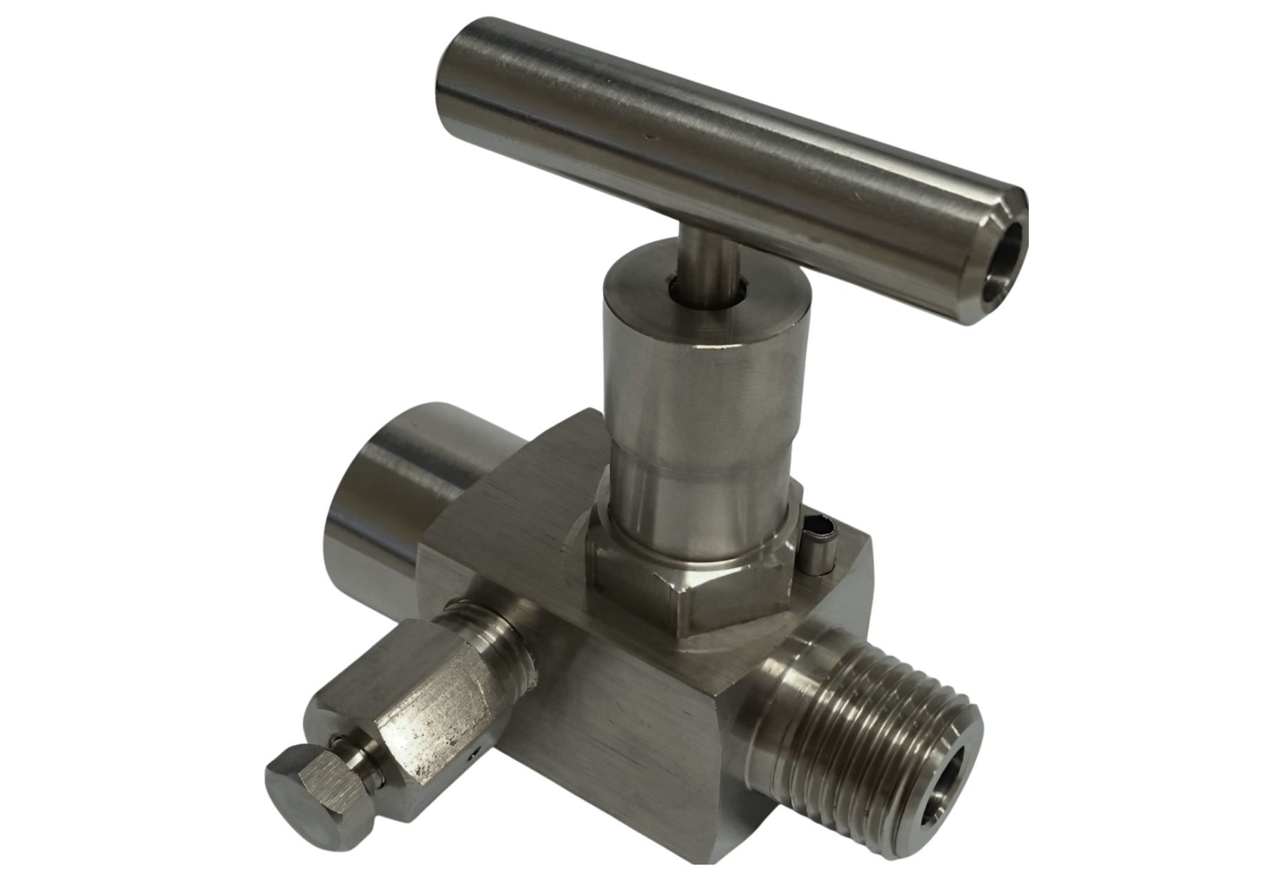 Válvula Agulha M/F NPT c/ Dreno